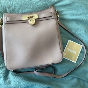 Michael Kors Pink Hamilton Messenger Crossbody